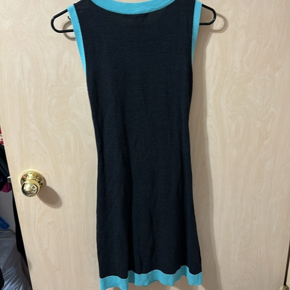 Nanette Lepore Women’s Black & Turquoise Beaded Knit Bodycon Dress Artsy Boho S - Picture 8 of 8